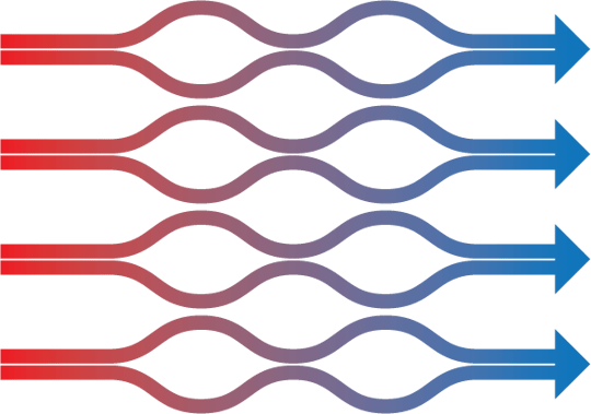 Particle repellent Geometry